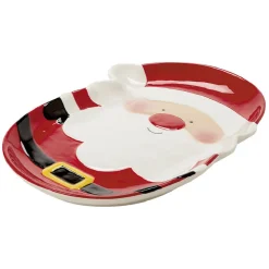 Plat de service Père Noël en céramique|Gifi Sale