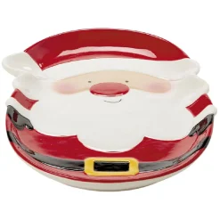 Plat de service Père Noël en céramique|Gifi Sale