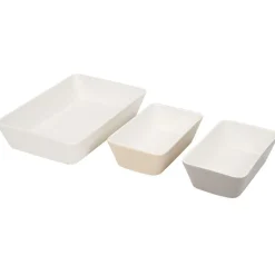 Online Plat rectangulaire cuisson four x3 céramique blanc Cuisson