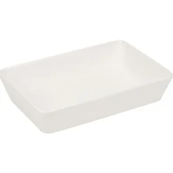 Online Plat rectangulaire cuisson four x3 céramique blanc Cuisson