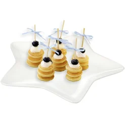 Plat service étoile porcelaine|Gifi Discount