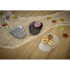 Plat tête de mort Halloween en verre|Gifi Online