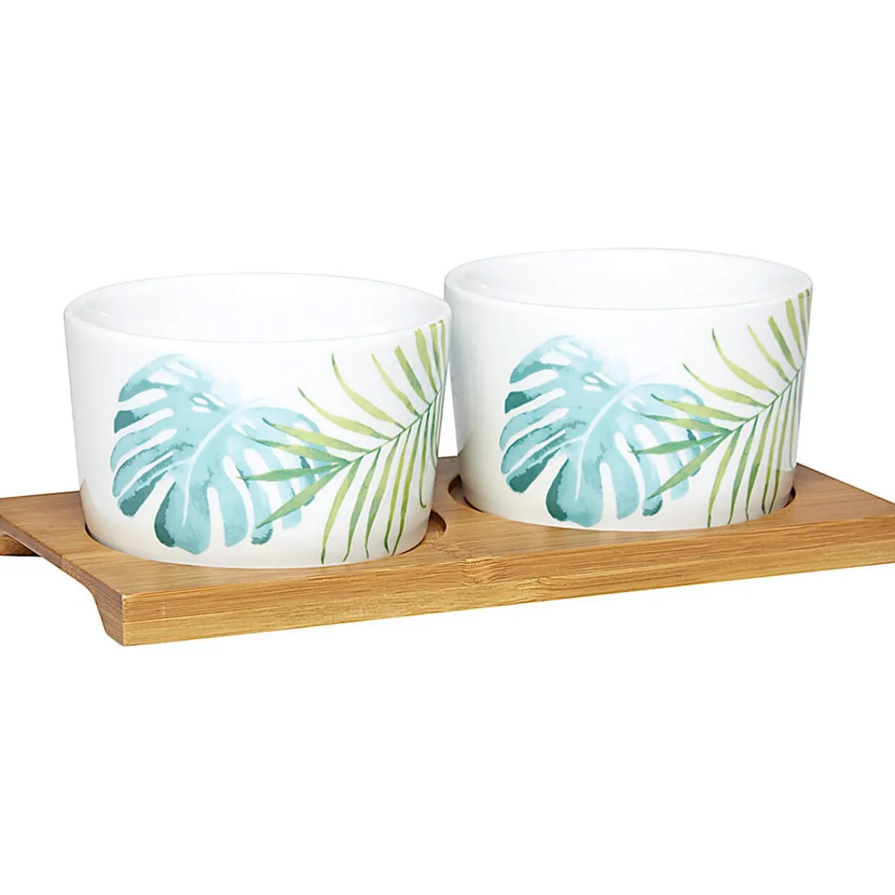 Plateau + 2 coupelles apéritif motif jungle|Gifi Hot