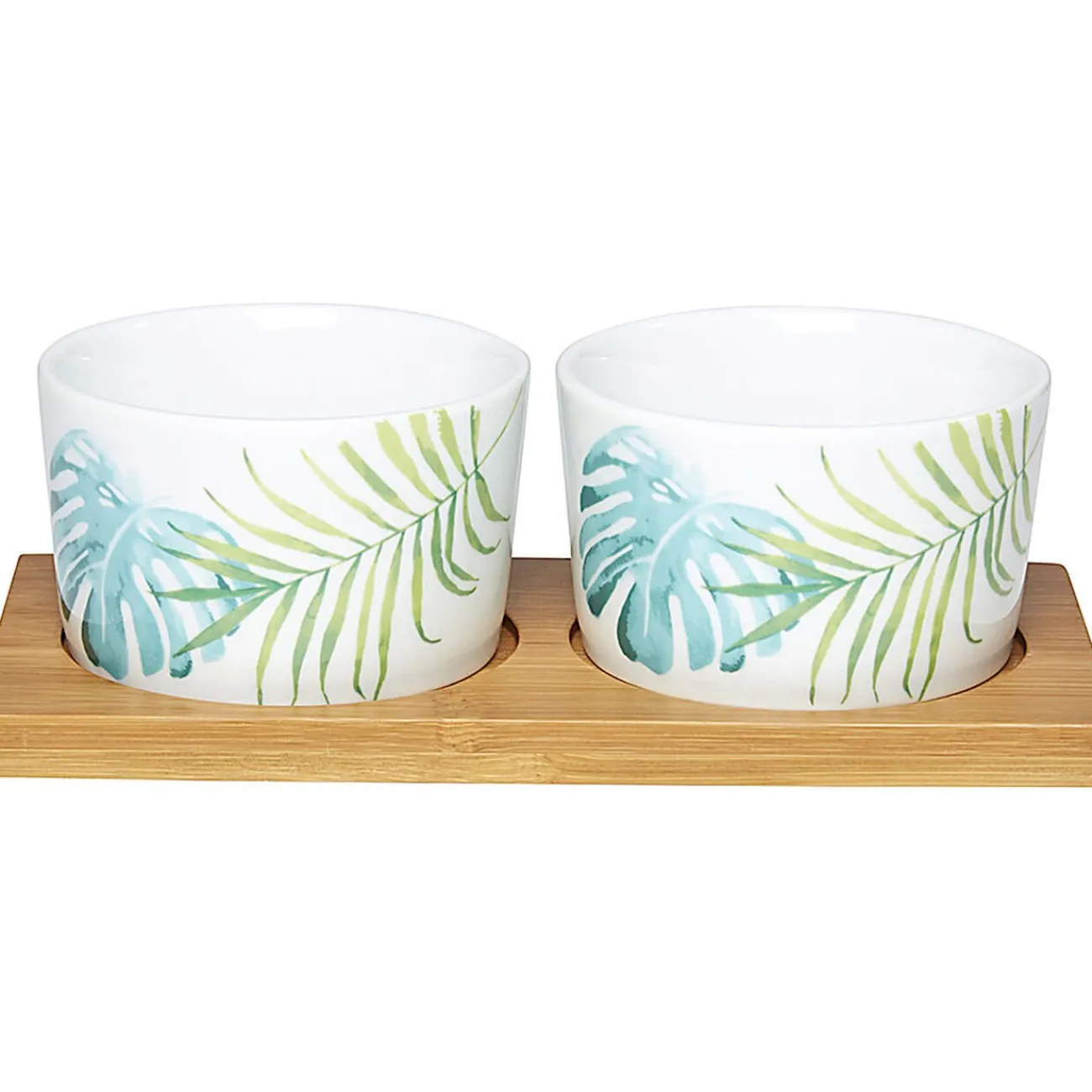 Plateau + 2 coupelles apéritif motif jungle|Gifi Hot
