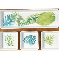 Plateau + 4 coupelles motif jungle|Gifi Online