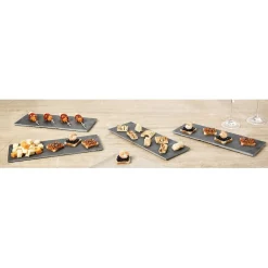 Plateau à apéritif ardoise x4|Gifi Outlet