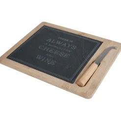 Plateau à fromage ardoise et 1 couteau|Gifi Discount