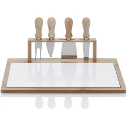 Plateau à fromage avec 4 couteaux intégrés|Gifi Hot