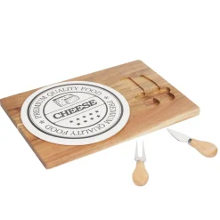 Best Plateau à fromage avec 2 couteaux intégrés Vaisselle Et Accessoires De Table