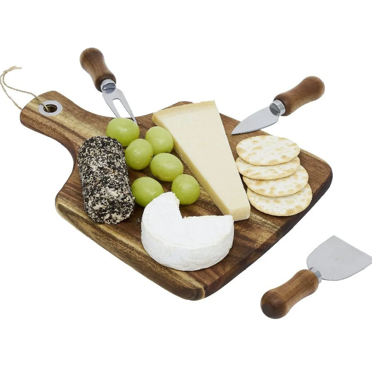 Plateau à fromage en bois avec 3 couteaux|Gifi Hot