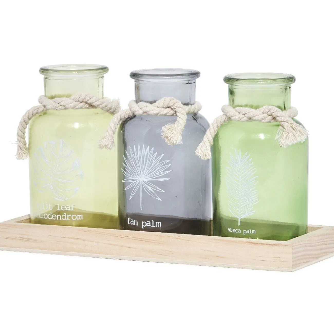 Plateau avec 3 photophores multicolores|Gifi New