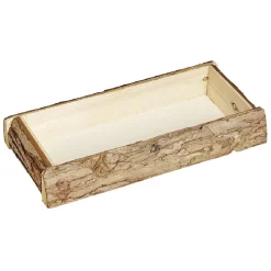 Plateau bois effet écorce L.29xH.5xl.15cm|Gifi Best