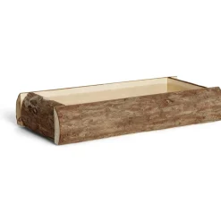 Plateau bois effet écorce L.29xH.5xl.15cm|Gifi Best