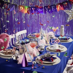 Plateau carton étoile argenté Ø24,5cm x6|Gifi Best