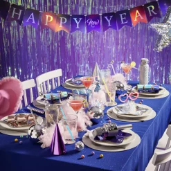 Plateau carton étoile argenté Ø24,5cm x6|Gifi Best