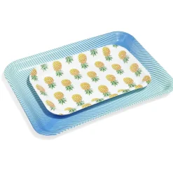 Plateau de service en carton style tropical x 5|Gifi New