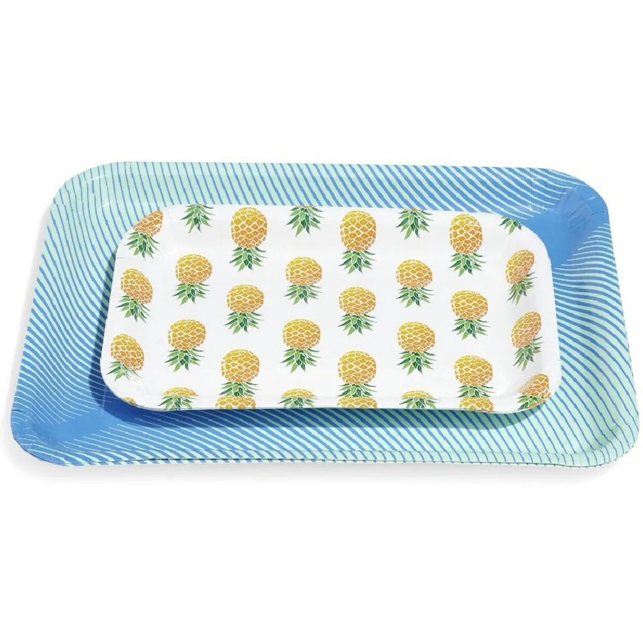 Plateau de service en carton style tropical x 5|Gifi New