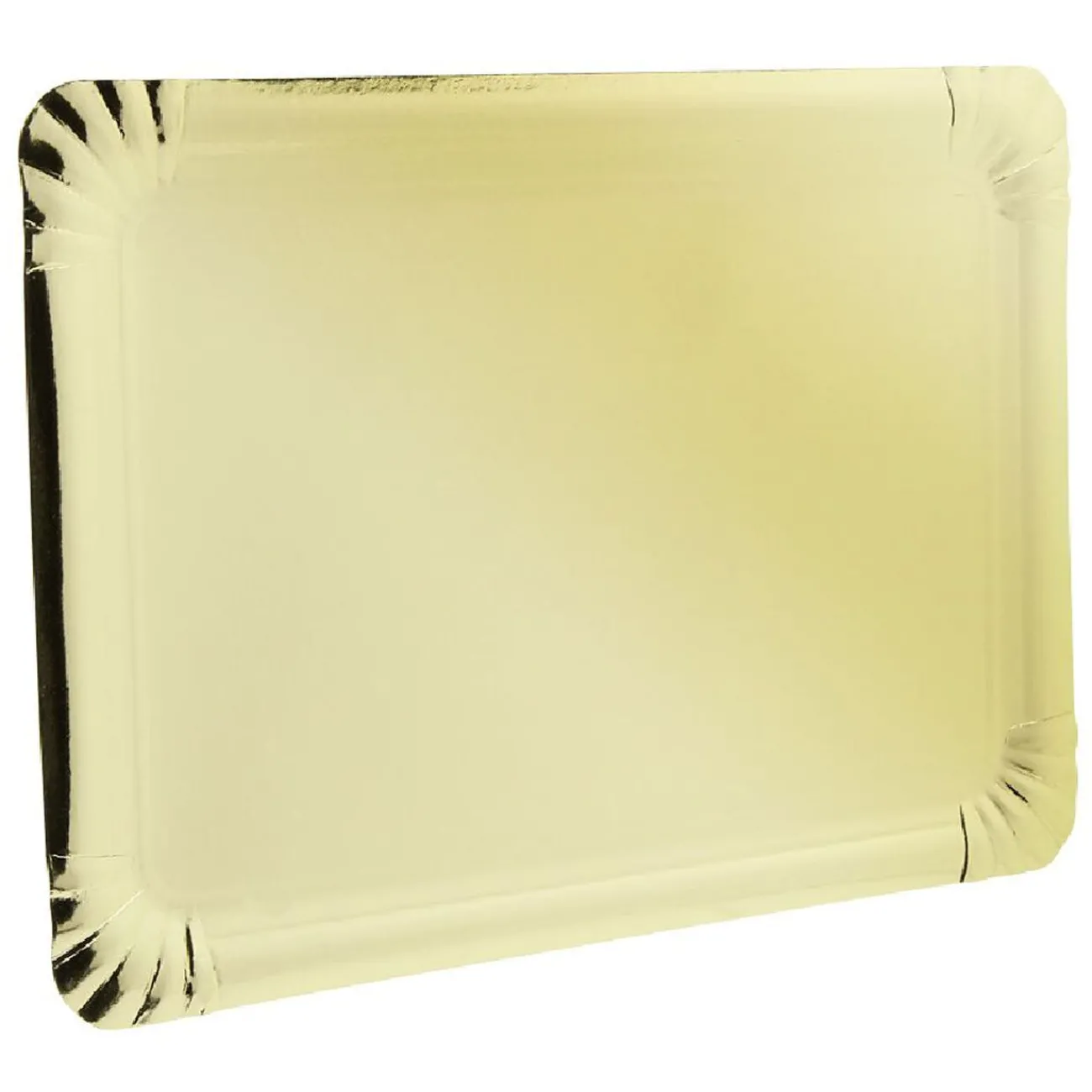 Plateau de service en carton doré x3|Gifi