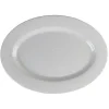 Plateau de service ovale martelé blanc|Gifi Clearance
