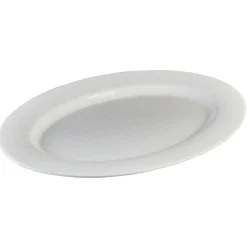 Plateau de service ovale martelé blanc|Gifi Clearance