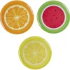 Plateau de service rond motif fruit|Gifi Sale