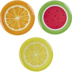 Plateau de service rond motif fruit|Gifi Sale