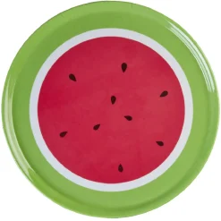 Plateau de service rond motif fruit|Gifi Sale