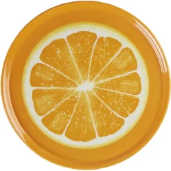 Plateau de service rond motif fruit|Gifi Sale