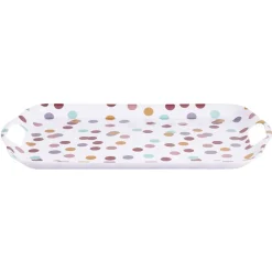 Plateau en plastique décor pois multicolore|Gifi Online