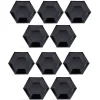 Plateau hexagonal carton noir Ø26cm x10|Gifi Online