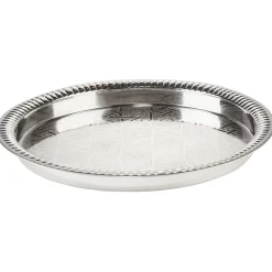 Plateau marocain argenté inox|Gifi