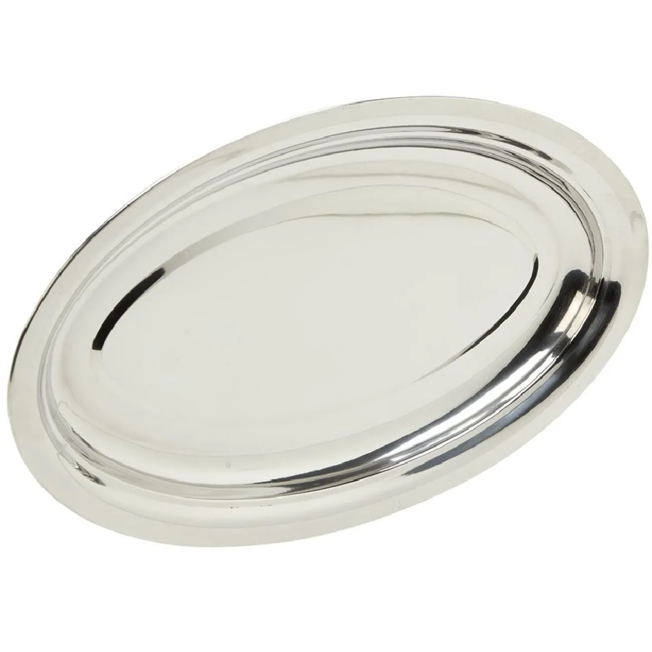 Plateau ovale argenté|Gifi New