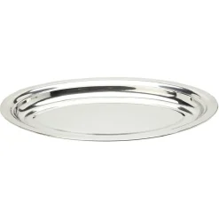 Plateau ovale argenté|Gifi New