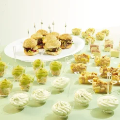 Plateau ovale plastique blanc|Gifi