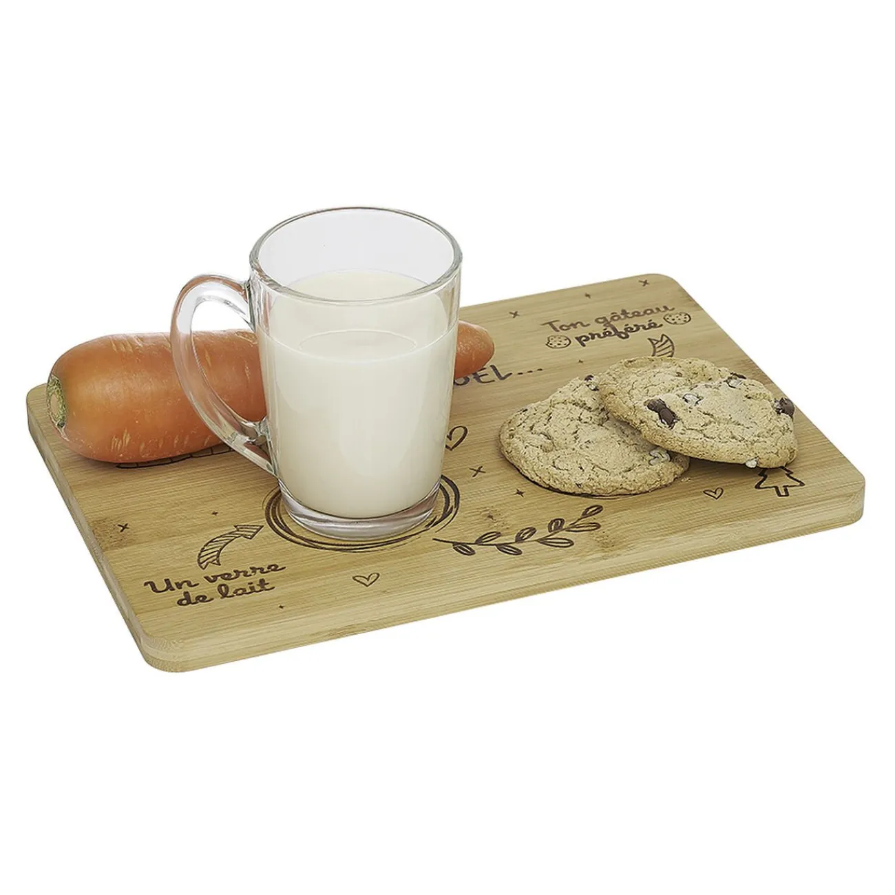 Plateau Père Noël en bambou|Gifi Clearance