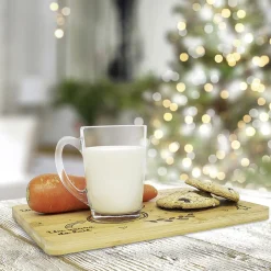 Plateau Père Noël en bambou|Gifi Clearance