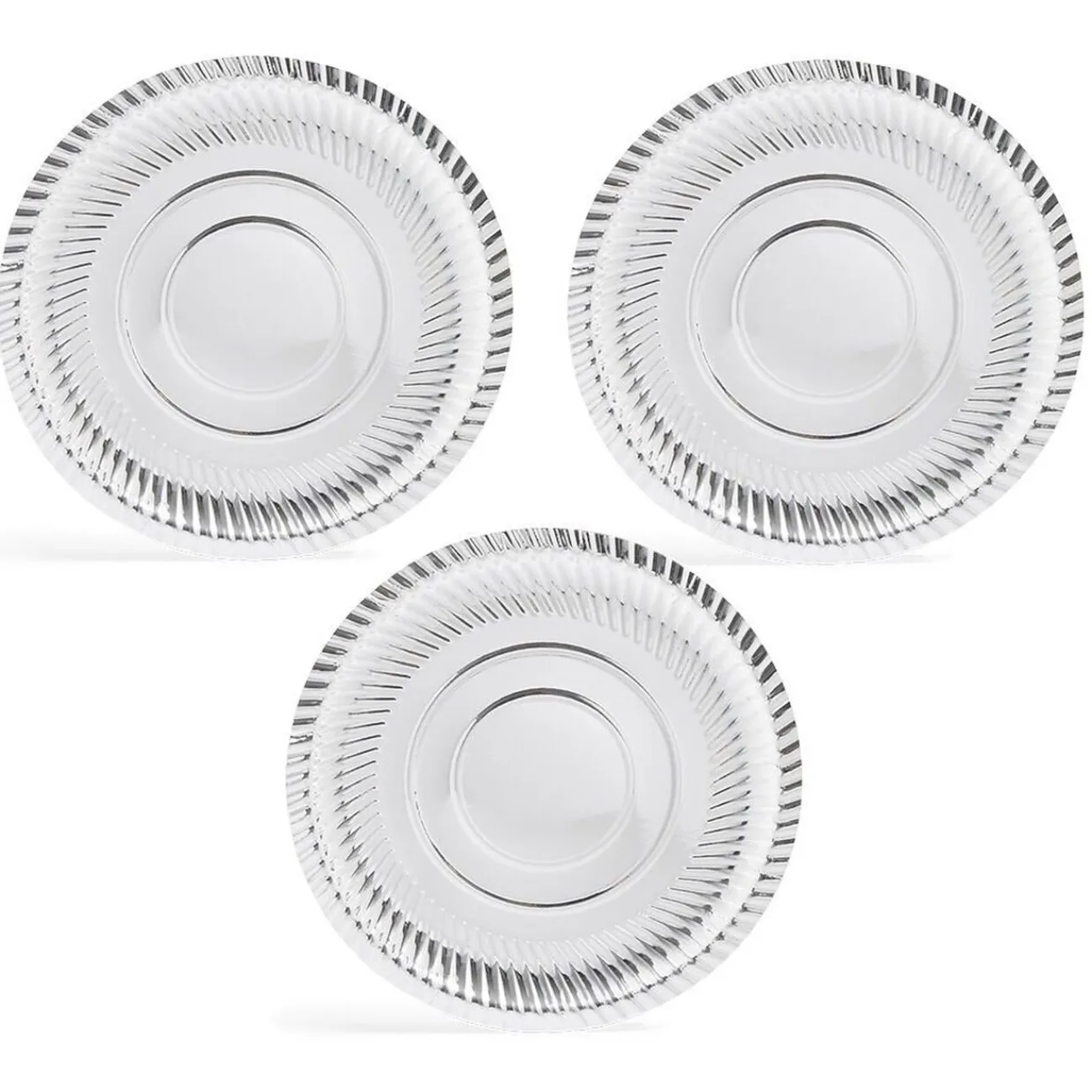 Sale Plateau présentation carton argenté x3 Vaisselle Et Accessoires De Table