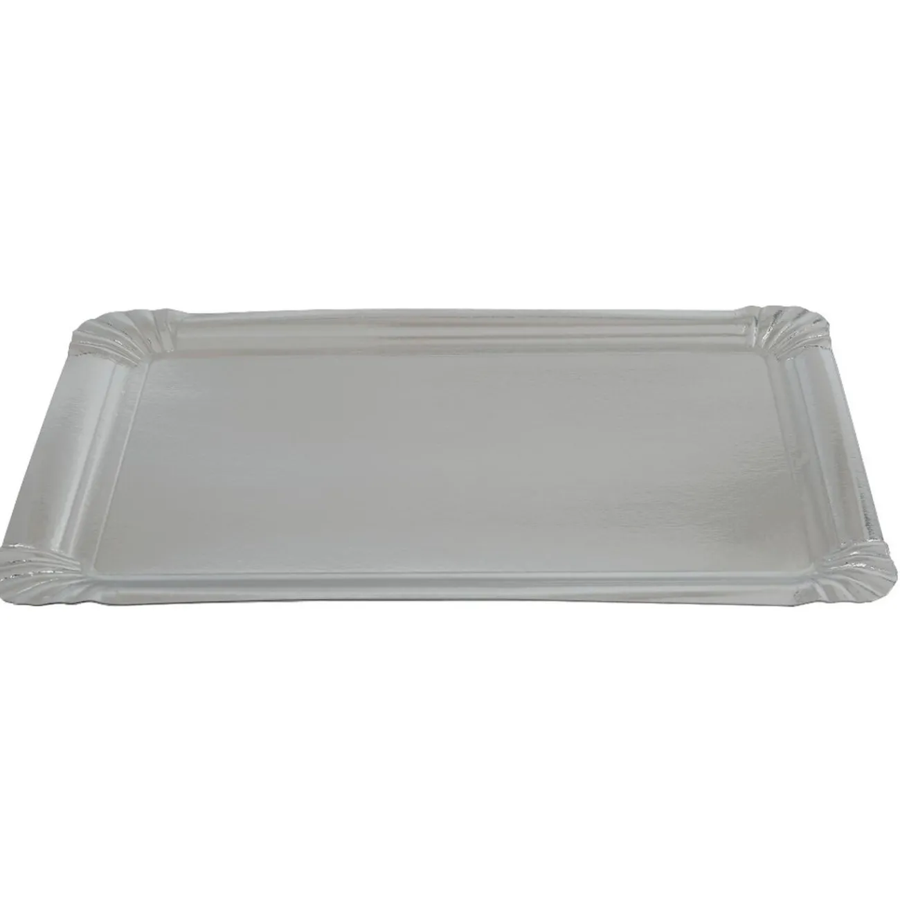 Plateau rectangulaire argenté en carton x5|Gifi Clearance