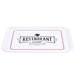 Plateau rectangulaire brasserie "restaurant cuisine" blanc 27x38cm Vaisselle Et Accessoires De Table