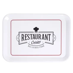 Plateau rectangulaire brasserie "restaurant cuisine" blanc 27x38cm Vaisselle Et Accessoires De Table