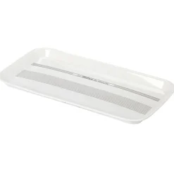 Plateau rectangulaire mélamine blanc écritures noires|Gifi Clearance