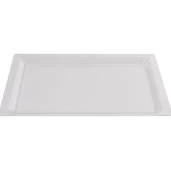 Plateau rectangulaire plastique réutilisable transparent x3|Gifi New