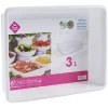 Plateau rectangulaire plastique blanc 3L|Gifi Best