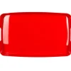Plateau rectangulaire rouge|Gifi Hot