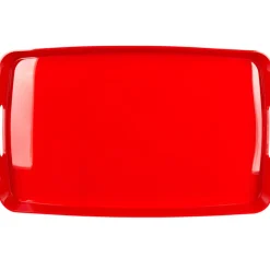 Plateau rectangulaire rouge|Gifi Hot