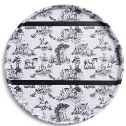 Plateau rond acier Ø23cm - 2 modèles|Gifi Best