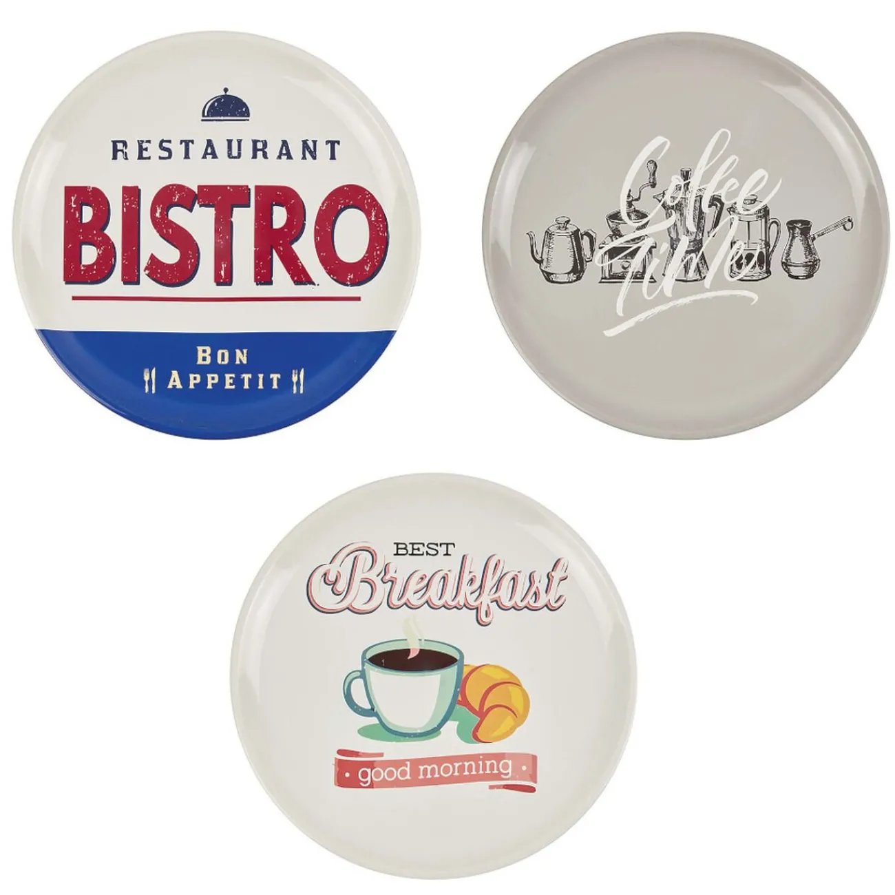 Plateau rond style vintage|Gifi Online