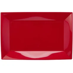 Plateau réutilisable rouge x3|Gifi Discount