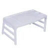 New Plateau sur pied plastique pliable blanc Vaisselle Et Accessoires De Table