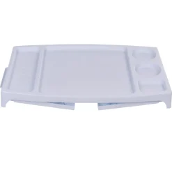 New Plateau sur pied plastique pliable blanc Vaisselle Et Accessoires De Table
